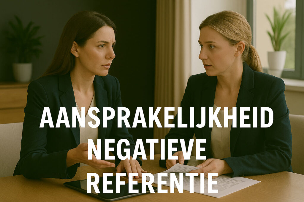 Aansprakelijkheid werkgever voor negatieve referentie