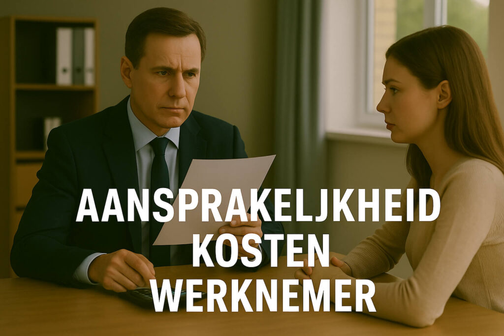 Werknemersaansprakelijkheid en kosten