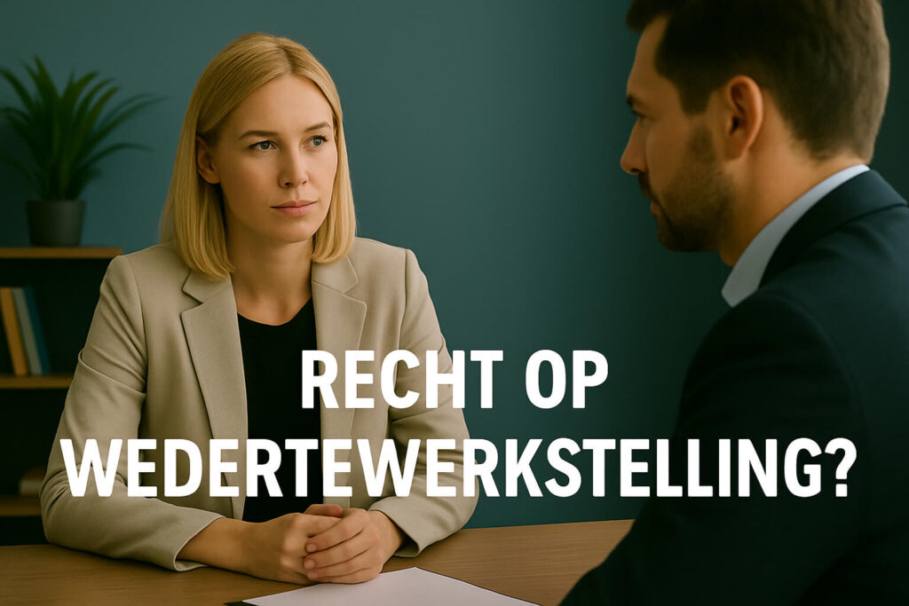 Recht op wedertewerkstelling?