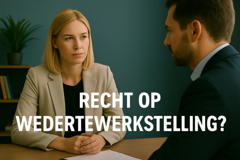 Recht op wedertewerkstelling?